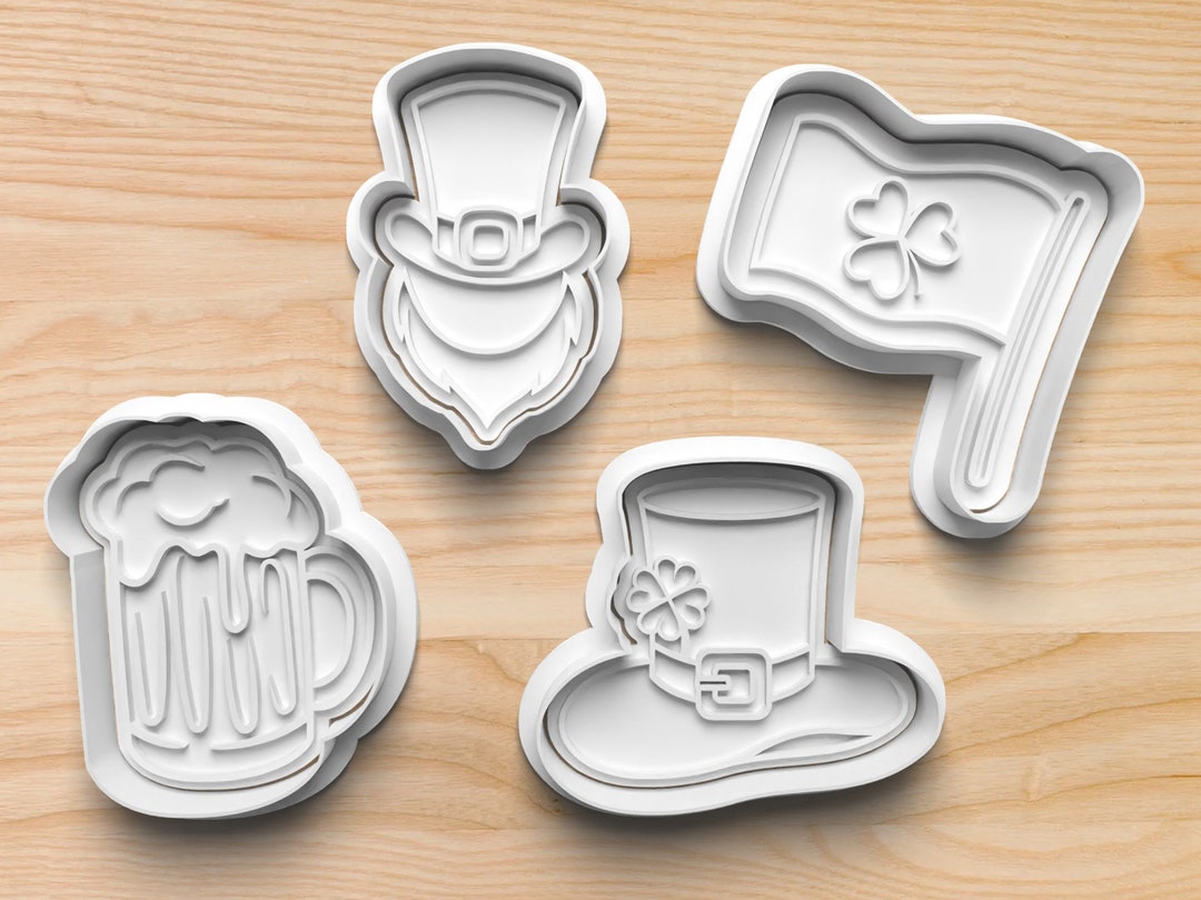 St Patricks Day Cookie Cutters Irish Cookie Cutters Leprechaun Cookie