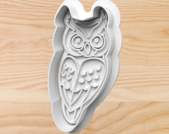Ominous Owl Cookie Cutter & Stamp