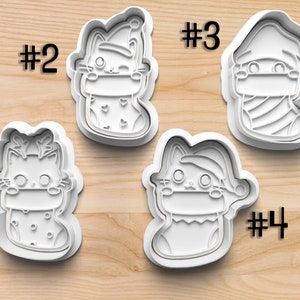 Christmas Stocking Kitties Cookie Cutter image 6