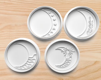 Moon Phases Cookie Cutter & Stamp
