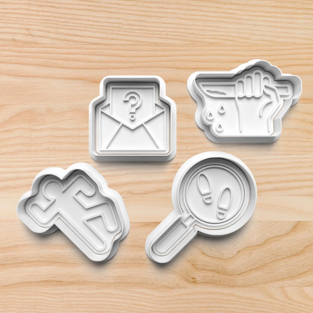 Murder Mystery Cookie Cutters True Crime Cookie Cutters Creepy Cookie