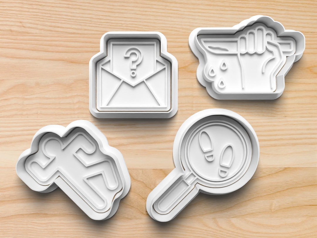 Murder Mystery Cookie Cutters True Crime Cookie Cutters Creepy Cookie