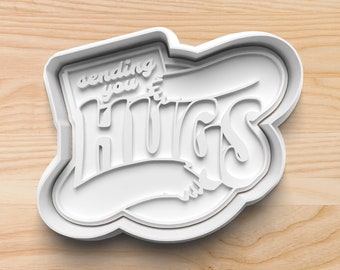 Sending You Hugs Cookie Cutter & Stamp – Get Well