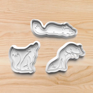 Fox Cookie Cutters || Vixen Cookie Cutters || Woodland Animal Cookie Cutter || Forest Animal Cookie Cutter || Wildlife Cookie Cutters