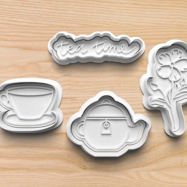 Tea Party Cookie Cutters || Party Cookie Cutters || Outdoor Party Cookie Cutters || Fantasy Cookie Cutters