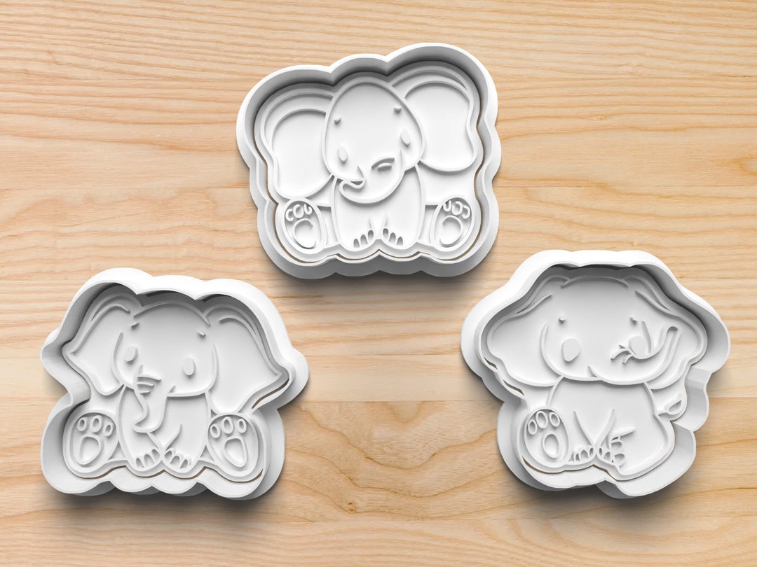 Elephant Cookie Cutters Baby Elephant Cookie Cutters Cute Animal Cookie