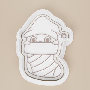 Christmas Stocking Kitties Cookie Cutter #3 - Striped