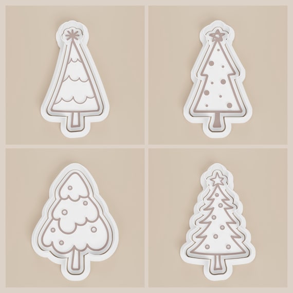Christmas Tree Cookie Cutter Set