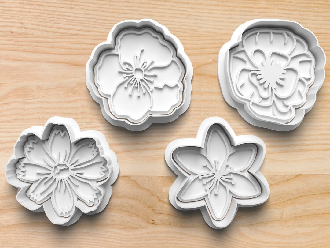 Flower Cookie Cutters Spring Cookie Cutters Flower Bouquet Cookie
