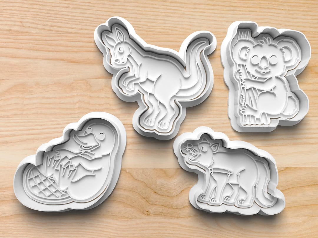 Australian Animals Cookie Cutters Outback Animal Cookie Cutters