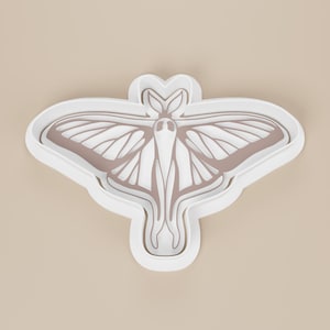 Luna Moth Cookie Cutter & Stamp | Celestial Insect Shape