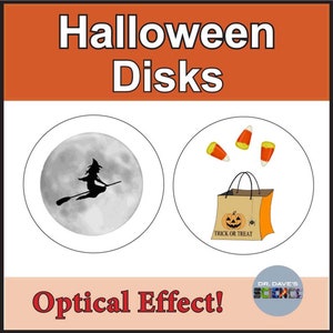 Draaiende schijven Halloween-wetenschappelijke activiteit