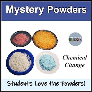 Mystery Powder Chemical Changes of Matter Chemistry Lab