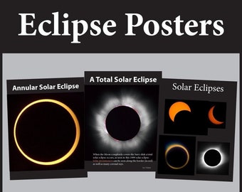 Solar and Lunar Eclipse Printable Posters