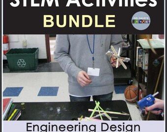 Desafío de actividades STEM Hojas de trabajo del proceso de diseño de ingeniería Paquete STEAM para educación en el hogar