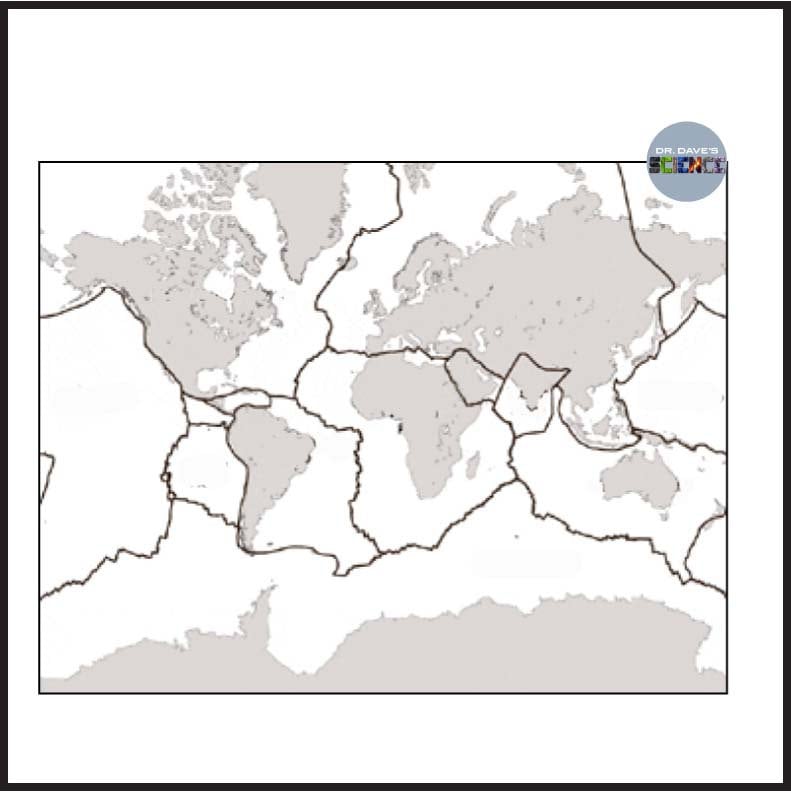 Tectonic Plates Puzzle Earthquake Activity Worksheet - Etsy