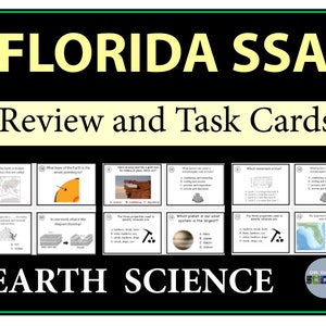 Revue scientifique de l'ASS de Floride et fiches de tâches Sciences de la Terre, 5e année