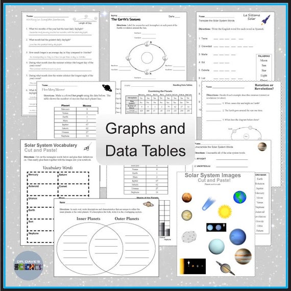 Commandor Space Worksheet.pdf Worksheets Solar System Vocabulary