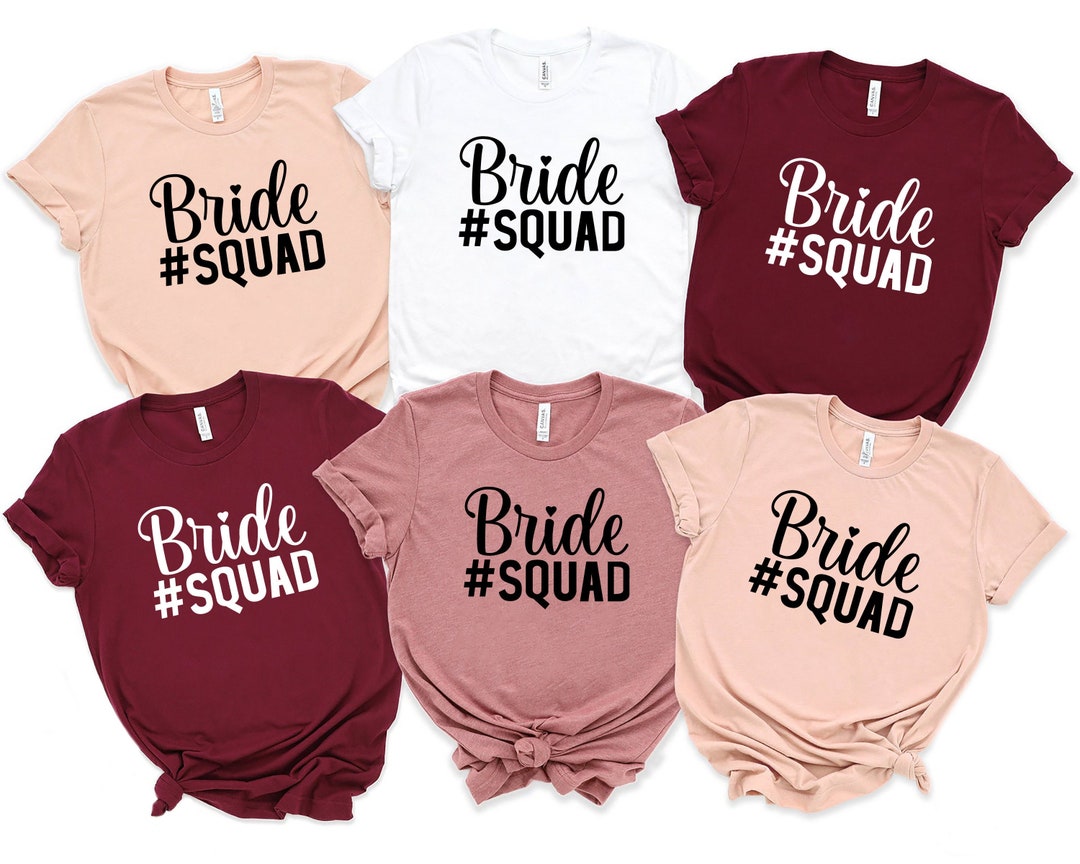 Bride Squad Shirt Disney Squad Teebride Shirt Disney Family Etsy
