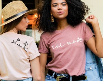 Cat Mom Shirt, Cat Lover Gift