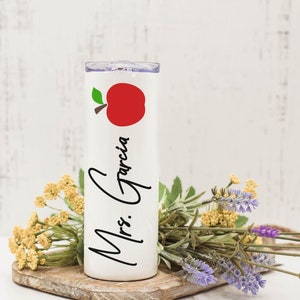 Personalized Teacher Tumbler 20oz, Teacher Appreciation, Gift For Teacher, Student Teacher Gift, Teacher Gifts, End Of School Gift, Teacher