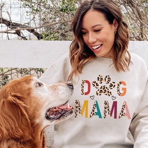 Dog Mama Sweatshirt, Gift For Dog Mom, Dog Mom Tee, Fur Mama Sweater, Sweatshirt, Dog Lover Crewneck Sweatshirt, Dog Owner Gift, Pullover