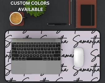 Custom Name Desk Mat, Personalized Gamer Mousepad