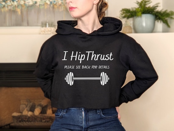Cropped workout sweatshirt sale