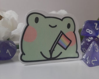 Pride frog stickers