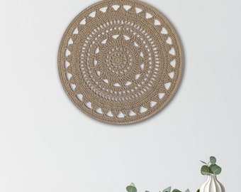 Crochet Mandala Wall Art