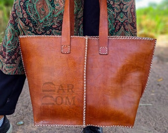 Leather tote Bag, Shoulder Bag, Handbag for women