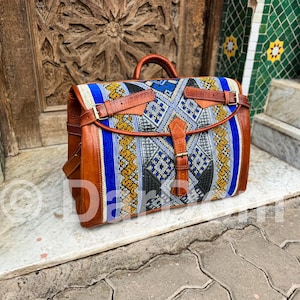 Leder Reisetasche, Weekender Tasche für Männer und Frauen, Weekender