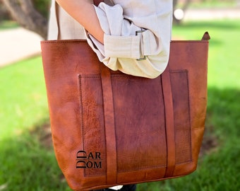Leather tote Bag, Shoulder Bag, Handbag for women