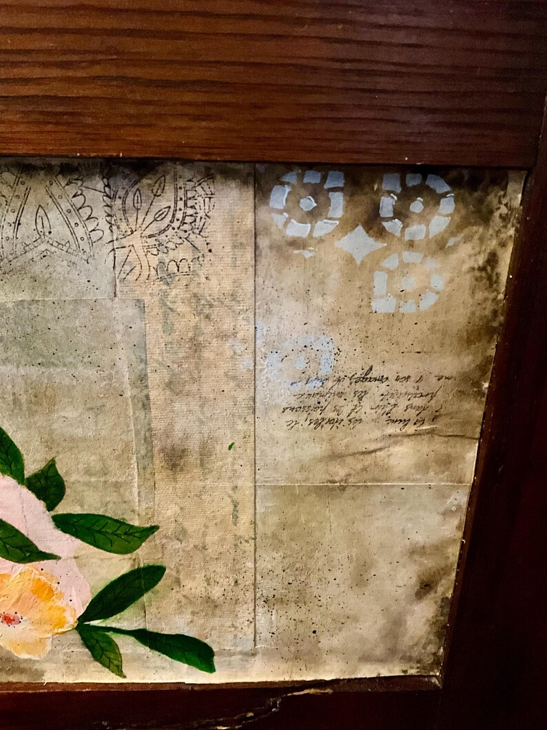 Collage, Floral Collage, Abstract Collage, Vintage, Repurposed, Antique ...