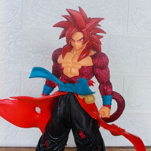 Ssj Red Hair Png Ssj4 Red Hair - Dragon Ball Z Gogeta Ssj4 - Free