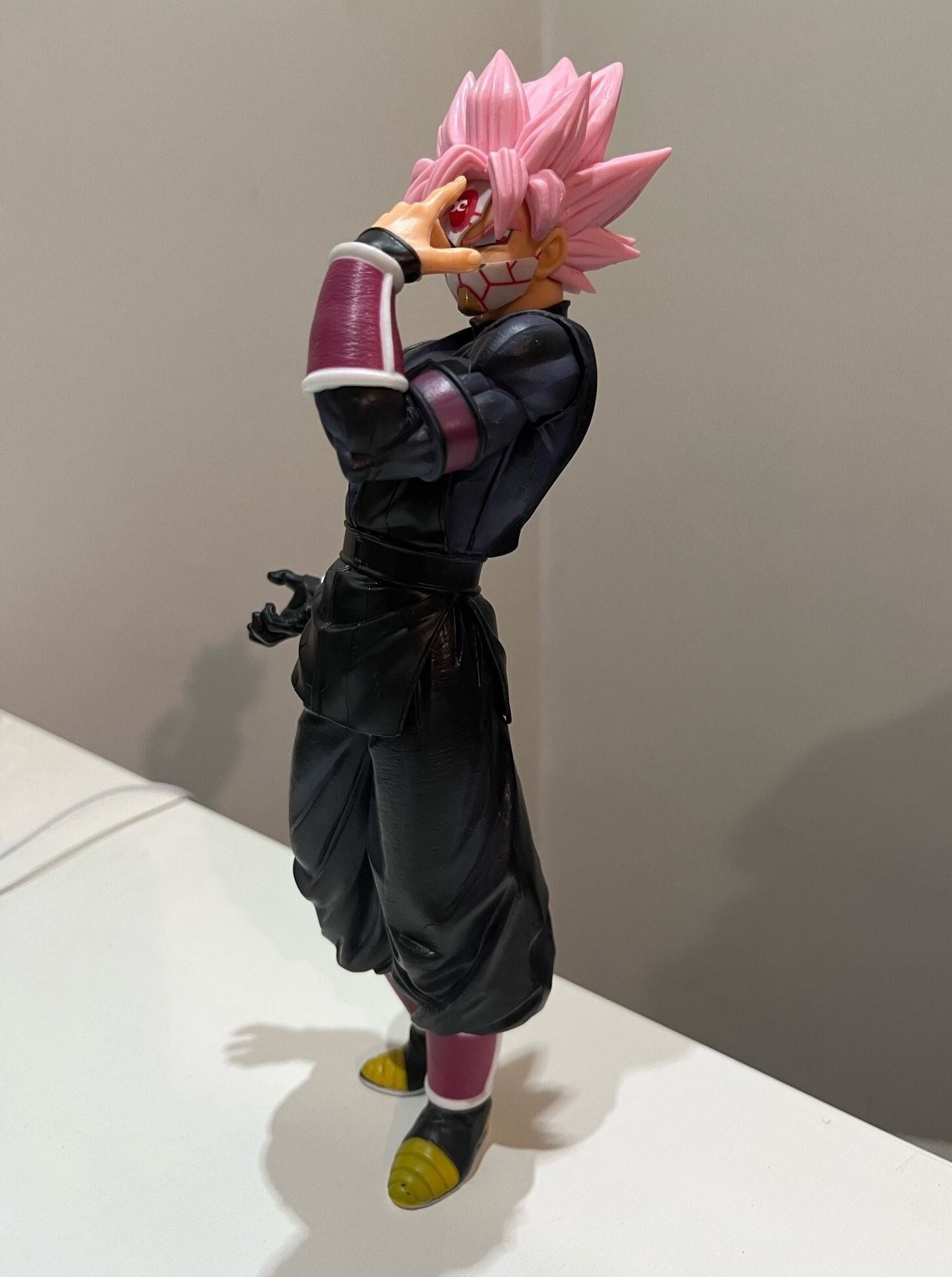 ENFILY Dragon Ball Figurines WCF Vegetto Statue de cheveux 10 cm/3,9 pouces  Bleu Scène Dessin animé Figurine Modèle de jouet Collections