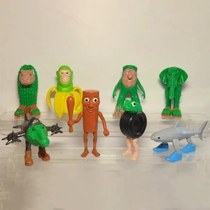 Italian Funny Action Figures: 8 PCS Model Toy Set