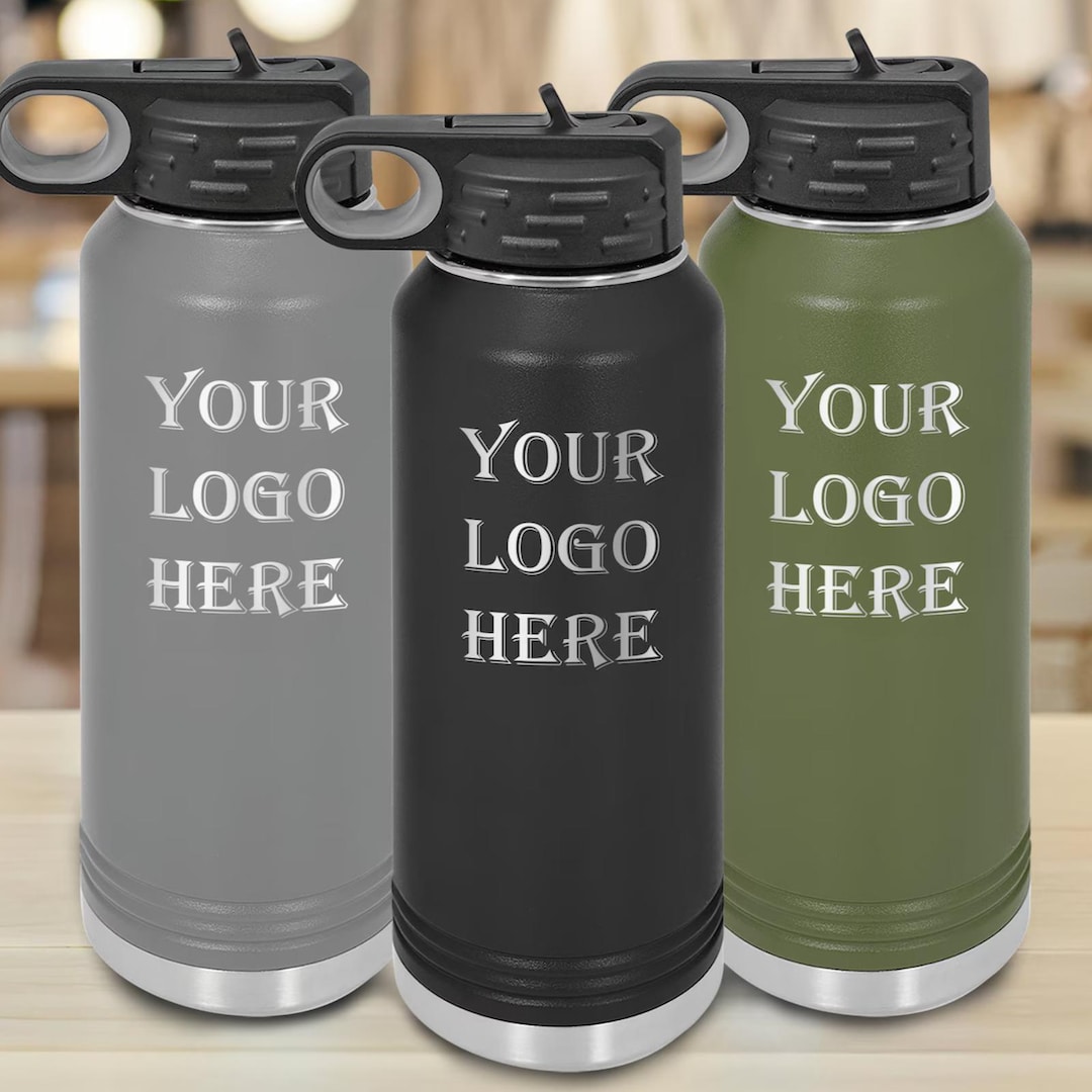 Custom Engraved 32oz Water Bottle Logo Tumbler Gift Bulk Tumbler ...