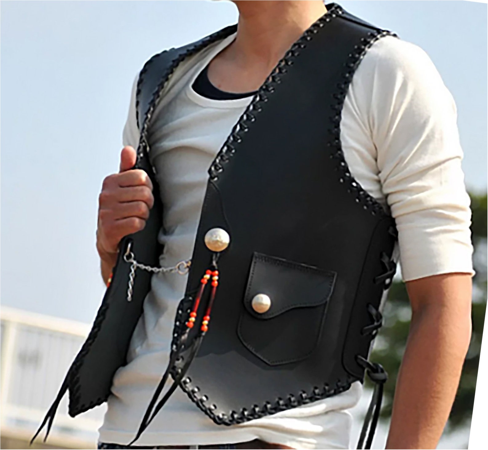 PDF Leathercraft Pattern Leather Vest Leather Craft Goods Etsy