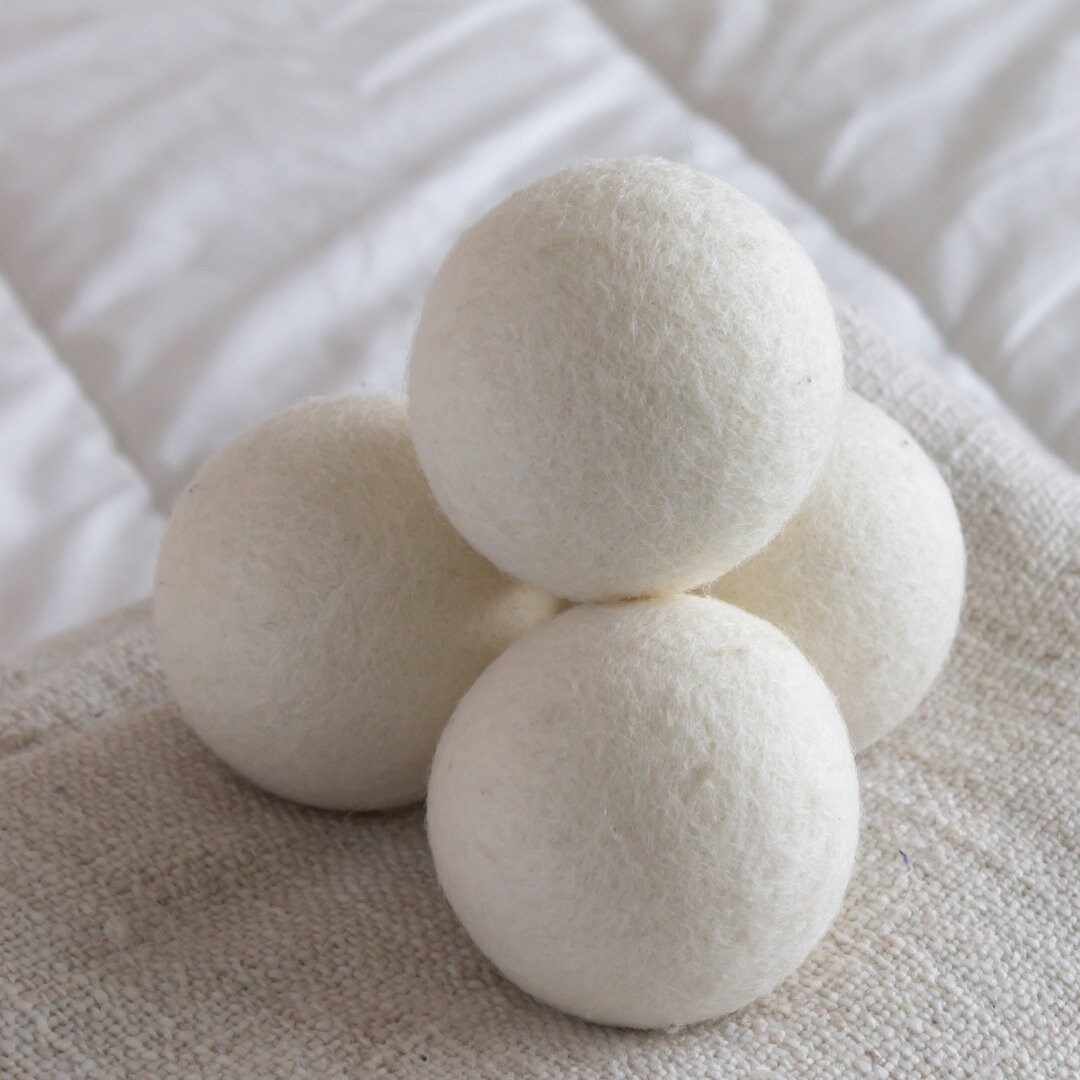 100 Natural Organic Wool Dryer Balls Organic Wool Balls Dryer Balls