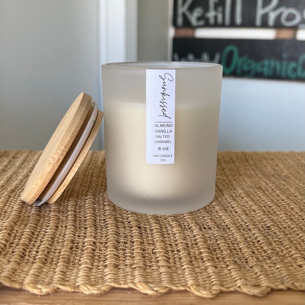 Beeswax Candles | 100% Pure Organic Beeswax & Pure Essential Oils | Non-Toxic, Sustainable, and Clean Burning | Natural Wood Wick Candles