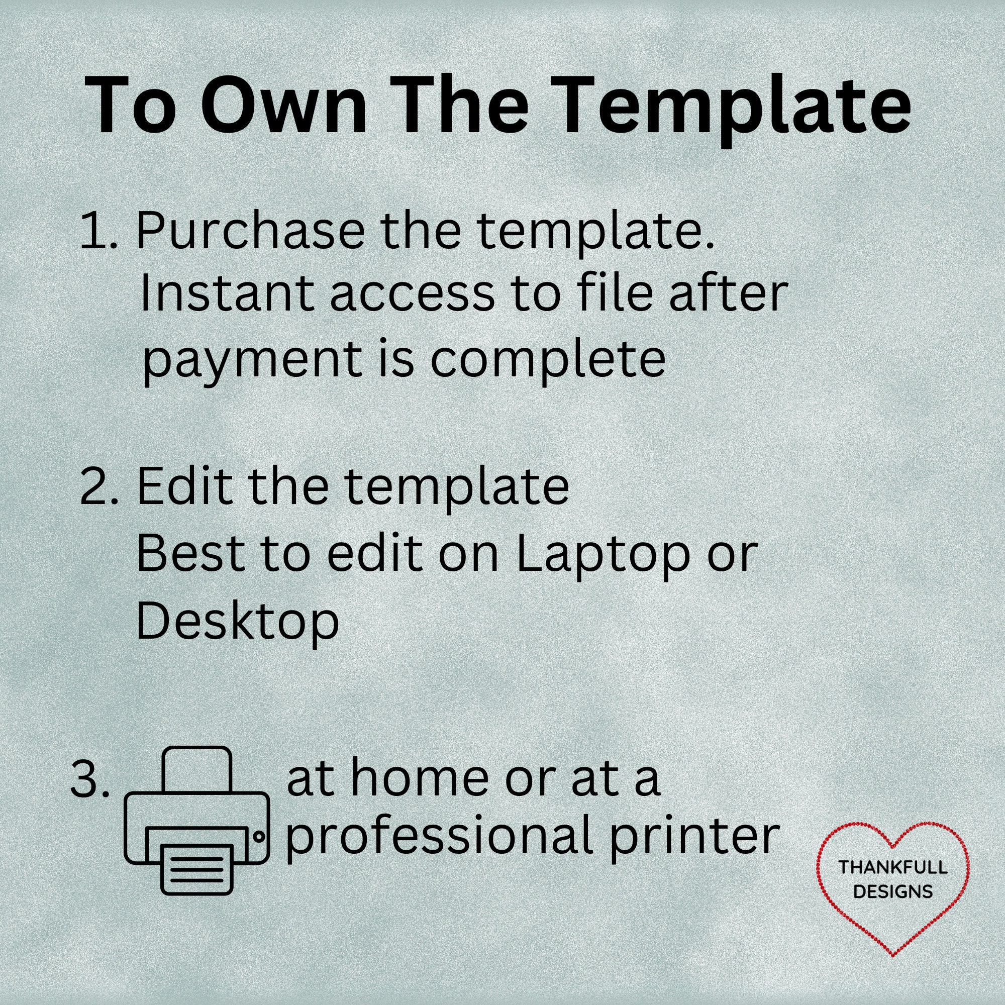 Small Business Invoice Template Editable, Custom Order Form Printable ...