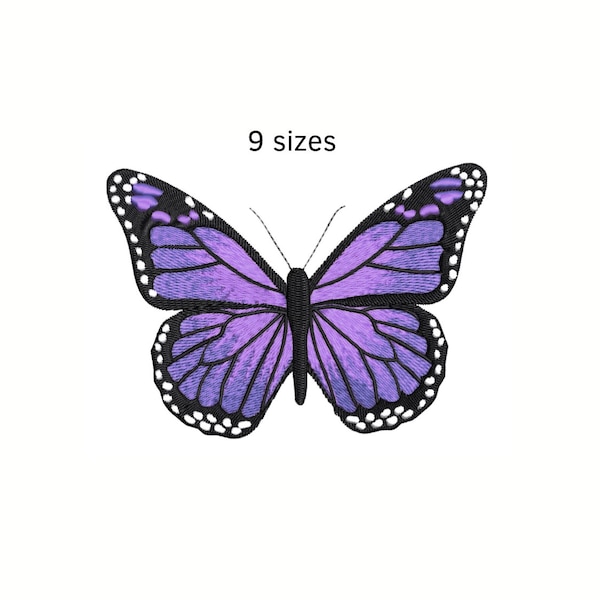 Butterfly 9 sizes Embroidery Design