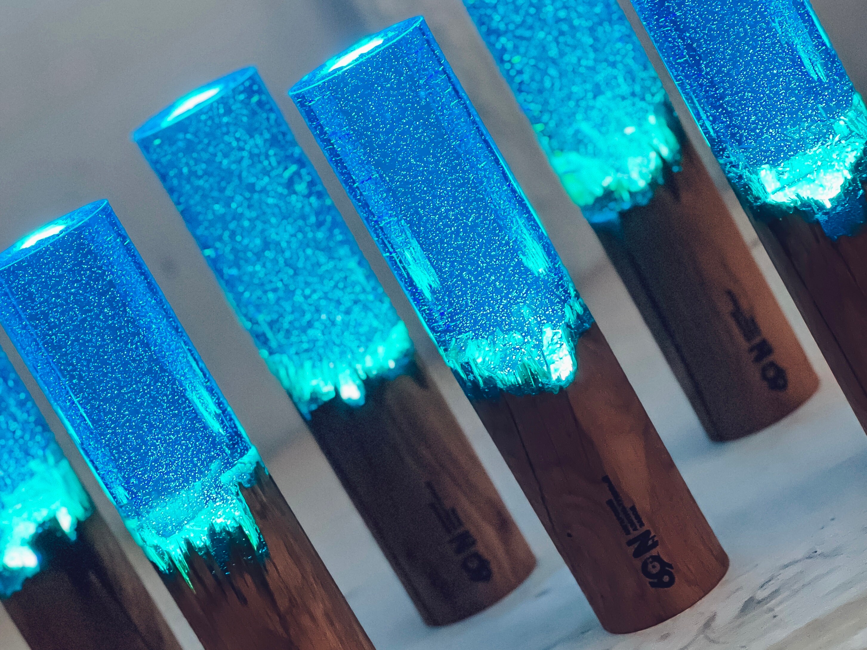 Lamp Epoxy Wood Lamp Shade Wooden Lamp Night Lamp Etsy