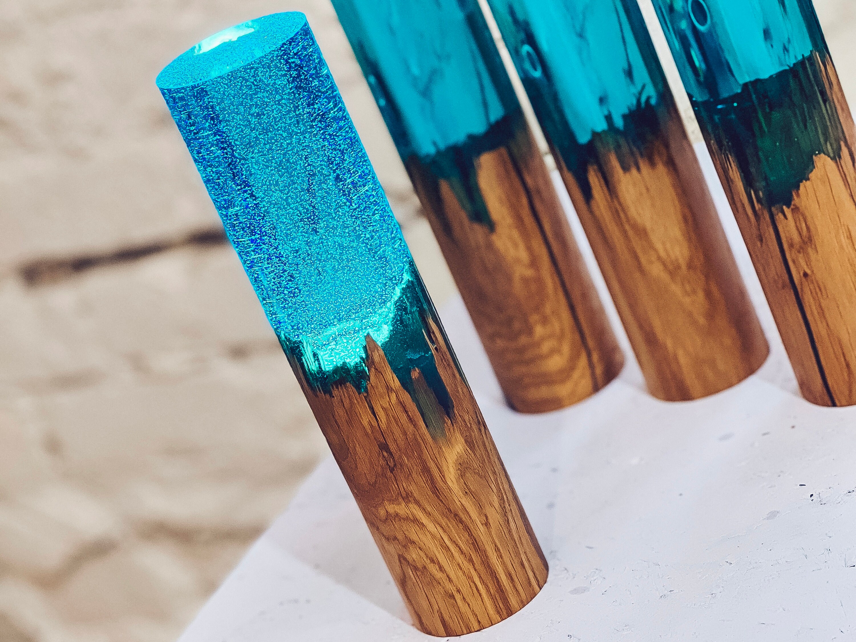 Lamp Epoxy Wood Lamp Shade Wooden Lamp Night Lamp Etsy