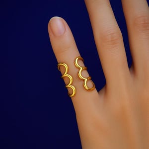 Brass Splint Ring Adjustable for PIP or DIP Joint • Swan Neck Splint • Arthritis ring • RA Rheumatoid Arthritis Splint