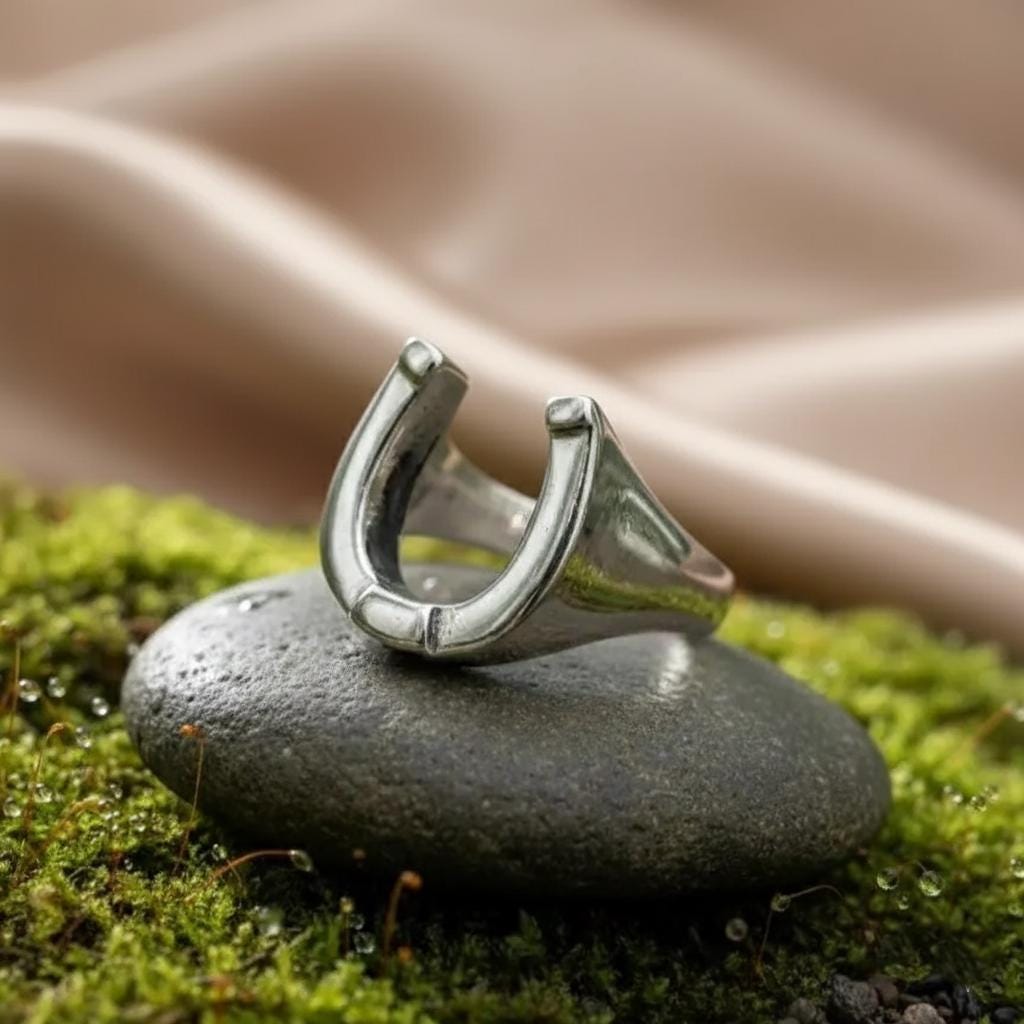 ELVIS PRESLEY the king ホースシューリング 925 Elvis Presley Horseshoe Ring - Etsy