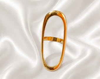 Anel para artrite (ambos os anéis), Anel de articulação com tala, Anel para polegar, Anel feminino, Anel de prata para mulheres, Anel midi simples