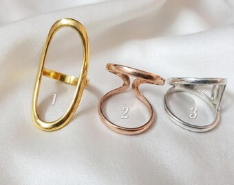 Anel de tala para artrite, anel ajustável para artrite, anel de tala em forma de cisne em ouro vermeil 14K, aliança de casamento feminina, para articulações Pip/Dip/Ip - Anéis para artrite