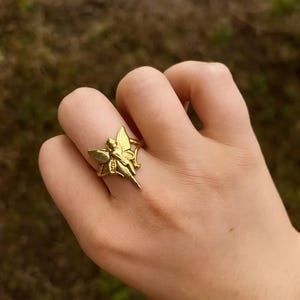 Magical Fairy Ring | Gold Fantasy Adjustable Statement Ring